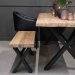 Ross-benk i gjenvunnet tre, 115 cm, Trademark Living
