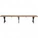 Poovar-benk i gjenvunnet tre, 250 cm, Trademark Living