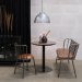 Manhattan jernstol med skinn fra Trademark Living