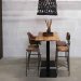 Portland barstol med rundt skinnsete fra Trademark Living
