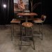 Barstol Brooklyn med skinnsete fra Trademark Living