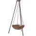 BARBEQUE Grillkurv Ø 80 cm med stativ, brun