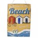 Plateskilt med oppheng «Welcome to the beach», 28 x 40 cm