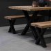 Ross-benk i gjenvunnet tre, 115 cm, Trademark Living