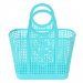 Liten strandveske i plast – Blå