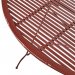 Visby jernbord, diameter 100 cm, Bordeaux