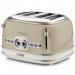 Ariete vintage brødrister for 4 skiver, beige