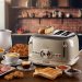 Ariete vintage brødrister for 4 skiver, beige