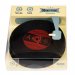 Glassunderlag i vinyl, 6-pakning