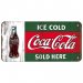 Plateskilt med henger «Coca-Cola Ice Cold»