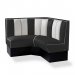 Diner-sittegruppe – retro-sofa 120 cm, hjørne