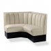 Diner-sittegruppe – retro-sofa 120 cm, hjørne