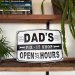 Metallskilt «Dad’s Fix it shop» 30 x 40 cm