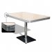 Dobbel hjørnebooth, komplett med bord 240/120 cm
