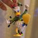 Disney-figur, juletrepynt med sammenfiltret Donald Duck