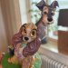 Disney-figur «Opposites attract» – Lady og Lufsen