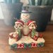 Disney-figur: Piff & Puff med snømann