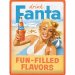 Plateskilt «Fanta Flavors» 30 x 40 cm