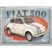 Fiat-skilt i metall, 30 x 40 cm