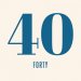 Kort til 40-årsdagen