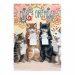 Dobbel bursdagskort «Happy Birthday Cats»