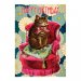 Dobbel bursdagskort «Happy Birthday Cat»
