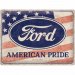Ford-metallskilt «American pride», 30 x 40 cm