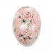 Påskeegg i gammeldags stil, 15 cm, rosa blomster, 1 stk.