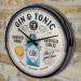 Veggklokke Gin & Tonic 31 cm