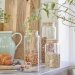 Glasskrukke med bambuslokk, 1000 ml