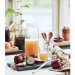 Glasskrukke med bambuslokk, 1300 ml