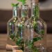 Glassflaske med kork, gjennomsiktig, 150 ml