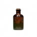 Glassflaske med kork, mørkebrun, 150 ml