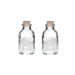 Glassflaske med kork, klar, Mini, 20 ml