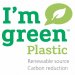 Hinza-veske, liten, sitrongul – Green Plastic