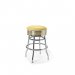 Diner barstol vintage 66 cm utan rygg gul