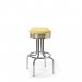 Diner barstol retro utan rygg gul