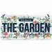 Plateskilt med henger «The Garden»