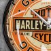 Harley Davidson-veggklokke, original, 31 cm