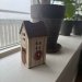 Keramikhus Sjöbod Kremfarget lysestake 14 cm