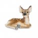 Dekorasjon: Hjort/hind i hvile, 19 cm