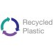 Hinza Hög-veske, olivengrønn – resirkulert plast