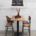 Barstol Astoria med quiltet skinn fra Trademark Living