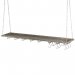 Hengende hylle med S-kroker, 120 cm