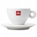 Illy cappuccino-kopp med fat