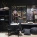 Romskillevegg New York, vindu, firkantet, uten glass