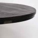 Svart, rundt spisebord «Jack», 120 cm, Trademark Living