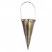 Strut-julepynt i antikmessing, 22 cm