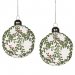 Julekuler, 4-pakning «flowers», 8 cm