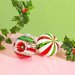 Julekuler «Rainbow Striped», 6-pakning